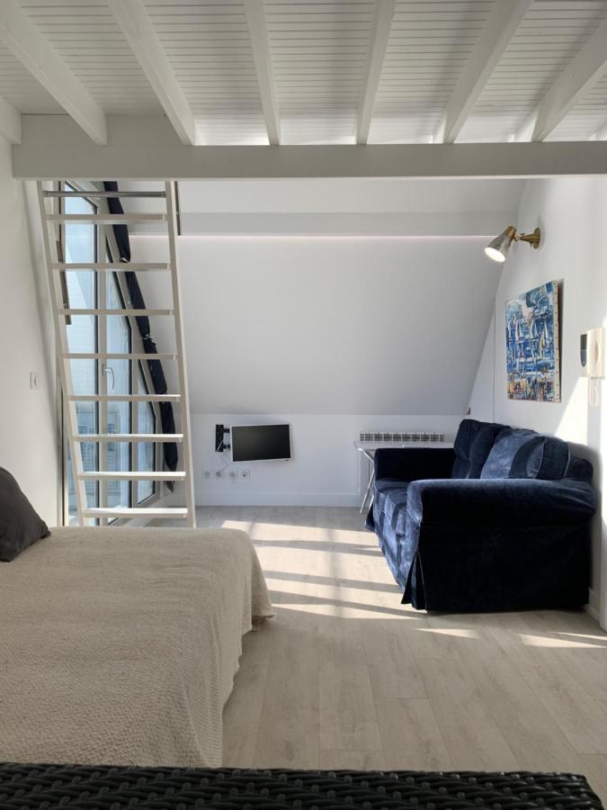 Blue Bay Studio Terrasse Deauville Bagian luar foto