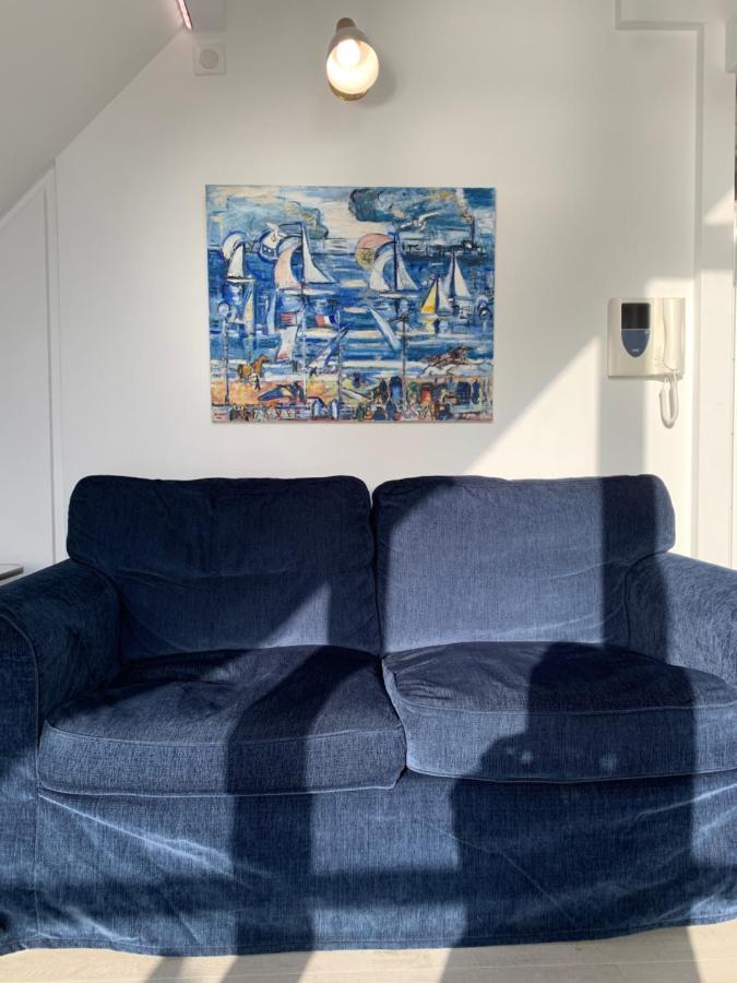 Blue Bay Studio Terrasse Deauville Bagian luar foto